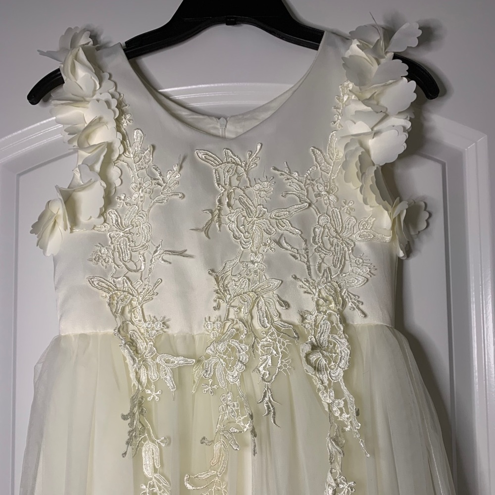 Girls Ivory Dress